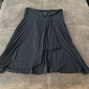 Express black flair skirt